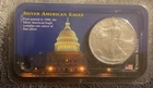 2000 American Silver Eagle Uncirculated Littleton Sealed Capsule Beautiful Coin!