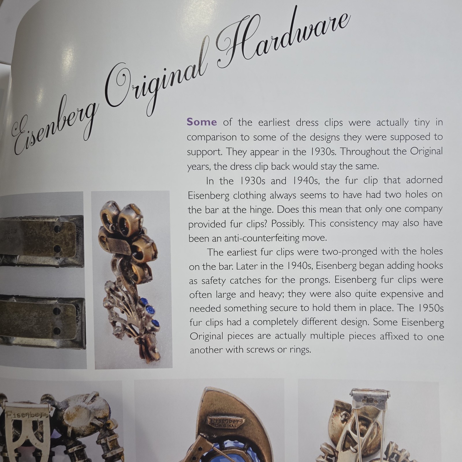 Early Eisenberg Original Ruby Red Rhinestone Enam… - image 20