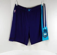 2014-15 Charlotte Hornets Game Issued Purple Shorts 4XL DP41511