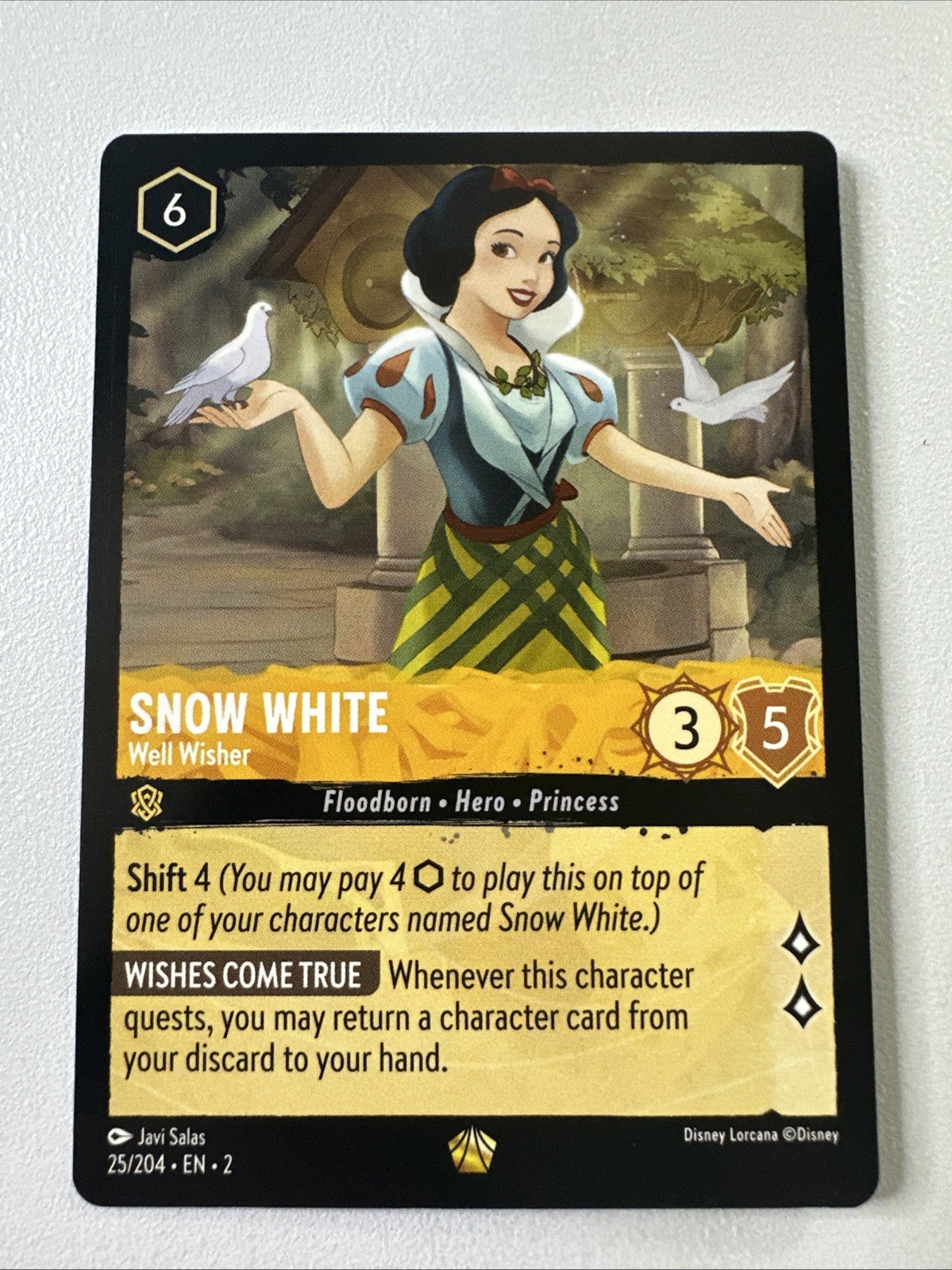 Snow White - Well Wisher 25/204 Rise of the Floodborn Regular