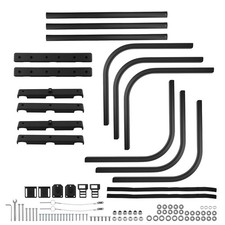 Aluminum Truck Bed Extender For Nissan Frontier 49-61in Adjustable Black