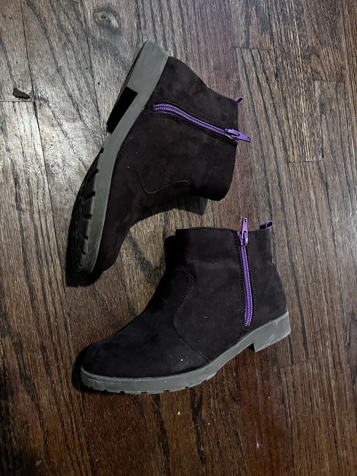 Stride Rite Lucy 2 Botín Marrón Oscuro Chelsea Boot Suela Talla 1.5 Jóvenes Niños Foto 4 de 4