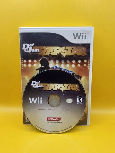 Nintendo Wii Game - Def Jam RapStar - Tested & Working