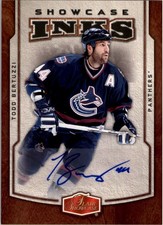 2006-07 Flair Showcase Inks #ITB Todd Bertuzzi SP Auto /100 - HKY