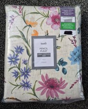 Dunelm Foxley Pencil Pleat Curtains 90x54" / 228x137cm 