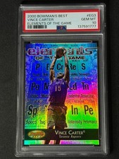 2000 Bowman's Best Elements of the Game Vince Carter #EG3 PSA 10 GEM MINT INSERT
