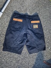 vintage 90s hip hop denim shorts by Karl Kani. Size 30