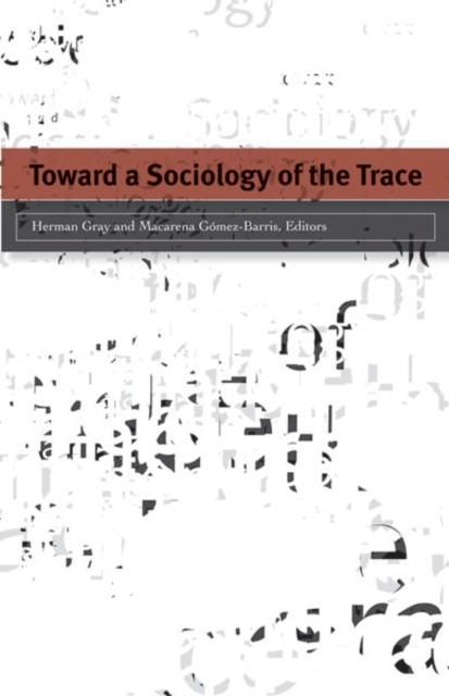 Toward a Sociology of the Trace by Herman Gray PAPERBACK 9780816655984