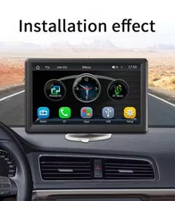 Wireless Apple Carplay Portable Car Stereo Android Auto 7 Inch Touchscreen