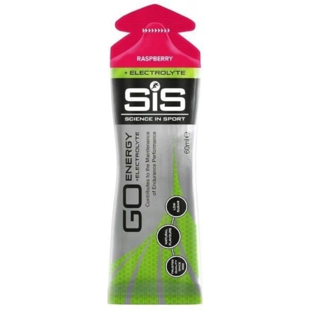 SiS GO Energy + Electrolyte gel with electrolytes| raspberry| 60 ml