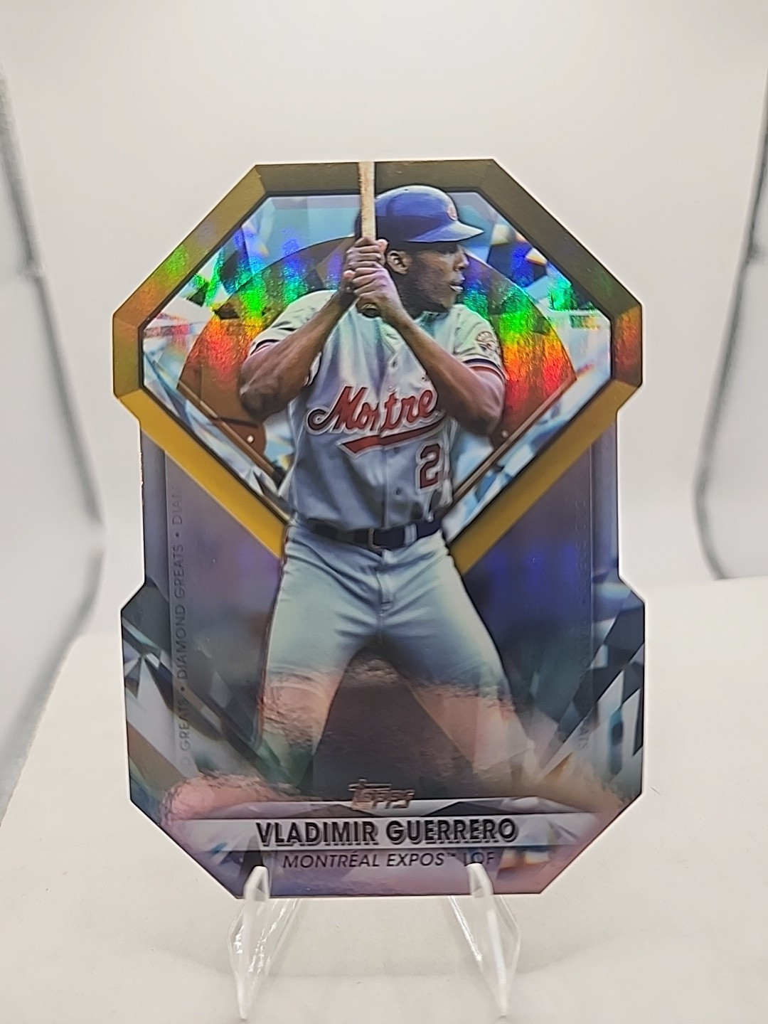 Vladimir Guerrero 2022 Topps Diamond Greats Die Cut Insert #DGDC14 Angels M24