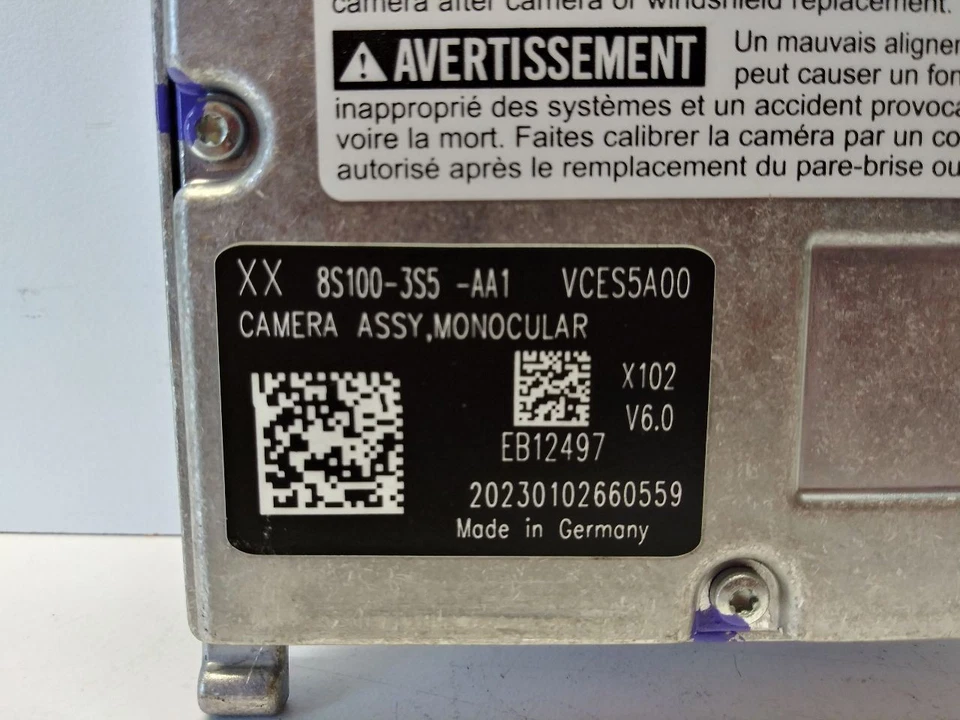 Acura Integra 2023 OEM parabrisas advertencia de colisión cámara ID 8S1003S5AA1  Foto 4 de 4
