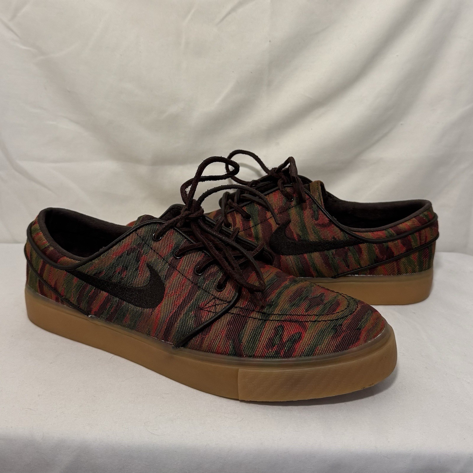 SAOLA Scarpe Nike SB Stefan Janoski 705190 900 CAMO suola in gomma Uomo TAGLIA 9 5 colorate