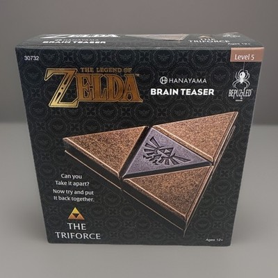 Nintendo Legend of Zelda - The Triforce - Hanayama Brain Teaser -Bepuzzled LVL 5