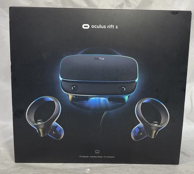 Meta Oculus Rift S PC Powered VR Gaming Headset - Black- Excellent, In box