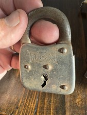 Vtg Reese Padlock Working Lock With Key Made in USA Pops Open
