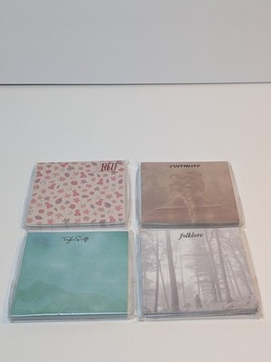 Lot x 4 Taylor Swift Sticky Notes Post It Style Desk Notes Fan Gift Red TS NEW
