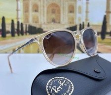 Ray-Ban RB4171P Erika Color Mix Polarized Brown Gradient Sunglasses 6514/13 54mm