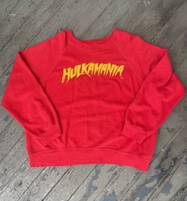 Vintage 80s Hulk hogan hulkamania Sweatshirt fits Mens Large Made In USA