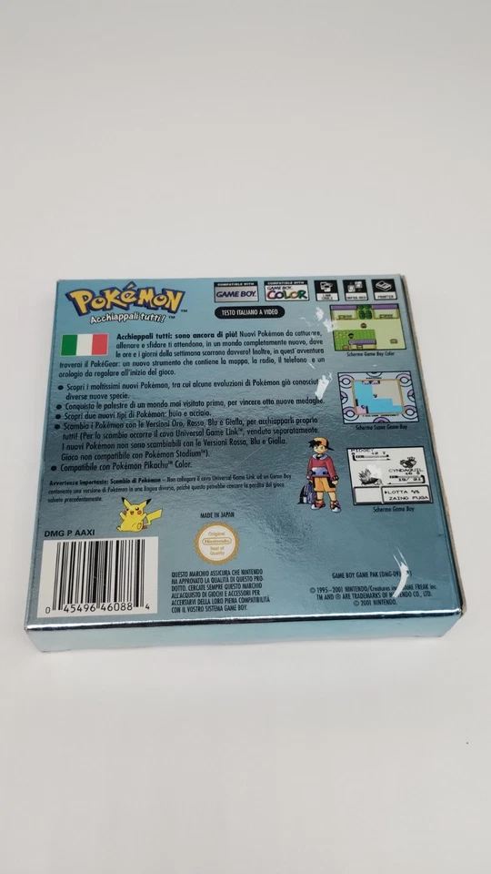Gioco Pokémon Versione Argento Nintendo Game Boy Color 2001 Gameboy - Immagine 3 di 4