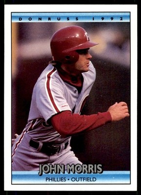 1992 Donruss - John Morris #92 Philadelphia Phillies Baseball Card