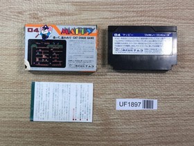 UF1897 Mappy BOXED NES Famicom Japan
