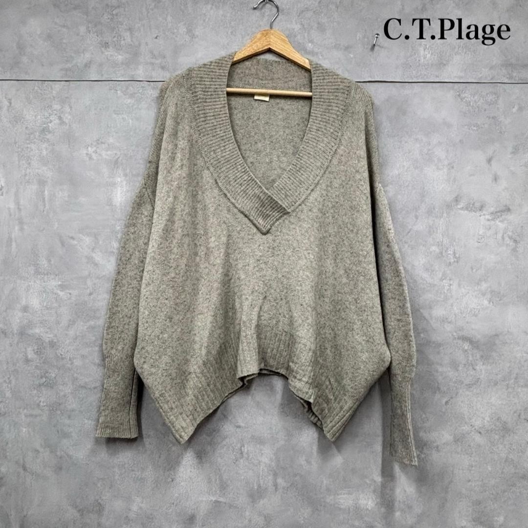 C.T.plage Design Knit Yak Wool Sweater M Size