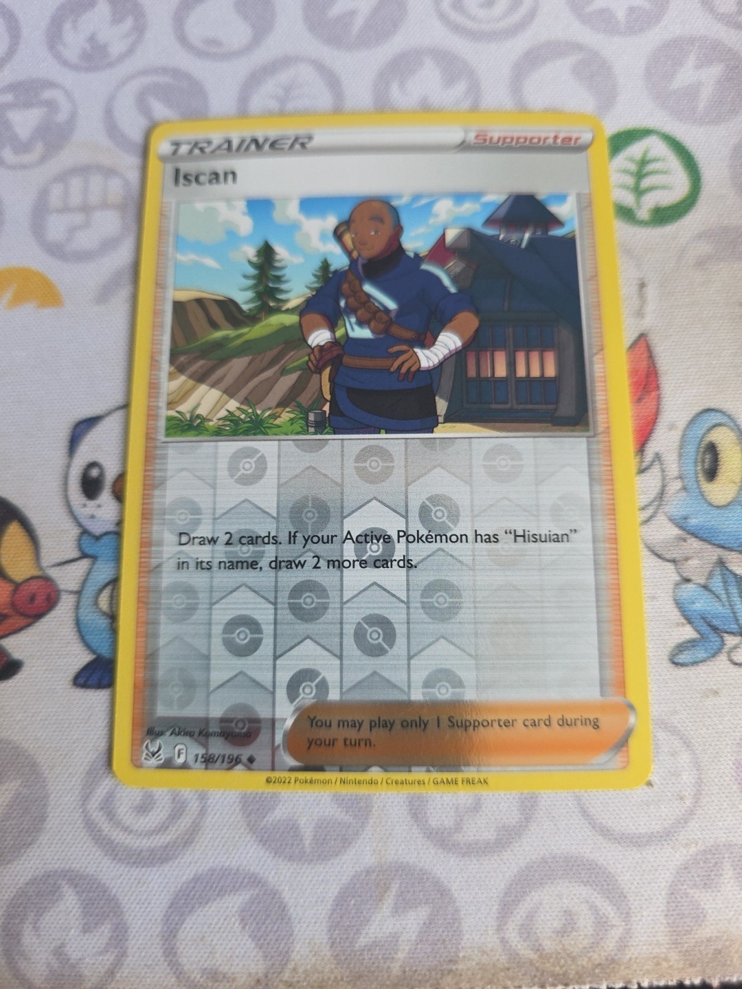 Iscan 158/196 - Lost Origin - Reverse Holo - Uncommon - Pokemon Card - NM