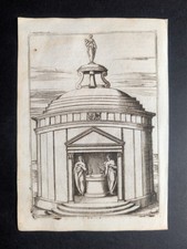 Tempio di Vesta, Dei Antichi Cartari, Salviati, Zaltieri, Stampa 1587