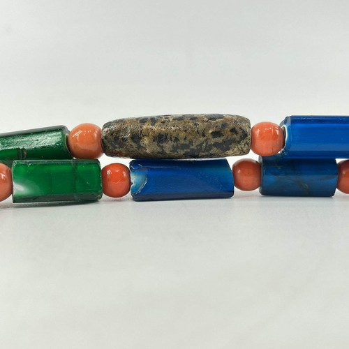 Nueva Cadiz Blue Trade Beads 34inch