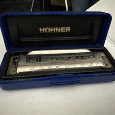 Vintage Hohner Blues Harp HARMONICA Key D Made in Germany In Box