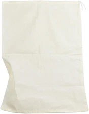 Reusable Cotton Muslin Straining Bag Fine 13.78" x 9.84", White 