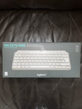Logitech MX Keys Mini Wireless Illuminated Keyboard Pale Grey, English UK