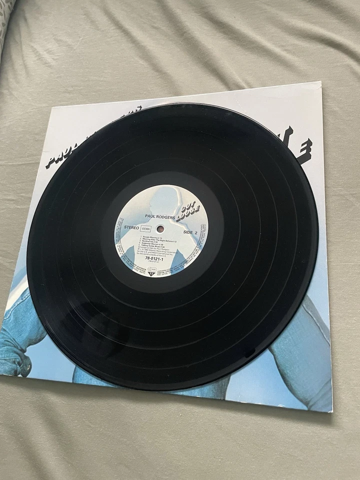 Paul Rodgers – Cut Loose VG++ Original Atlantic 80121-1 Record 1983  - Image 3 of 4