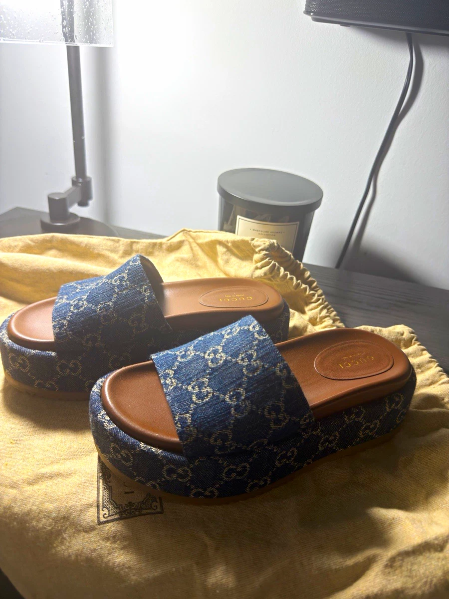 Gucci Blue Sandals for Women for sale | eBay