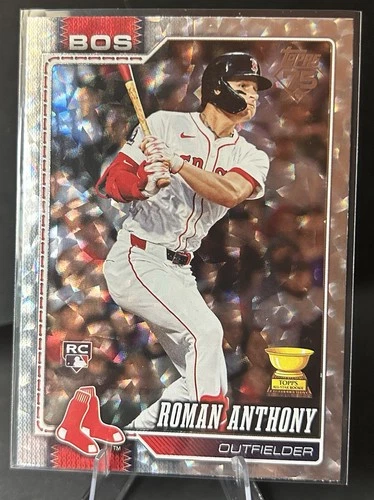 2026 Topps Series 1- #189 Roman Anthony Rookie Card- Silver Diamente Parallel