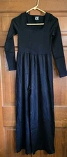 OQQ Wide leg pants jumpsuit. One piece. Long sleeve. Black Size Sm  New in bag