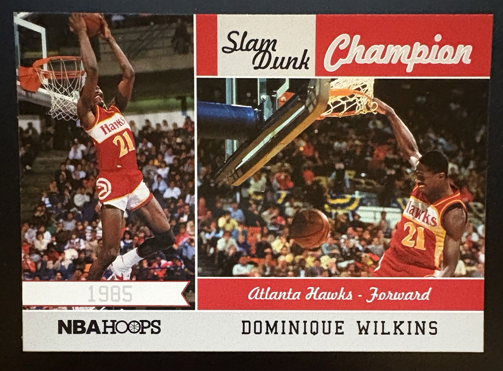 DOMINIQUE WILKINS 2011-12 NBA Hoops SLAM DUNK CHAMPION #2 1985