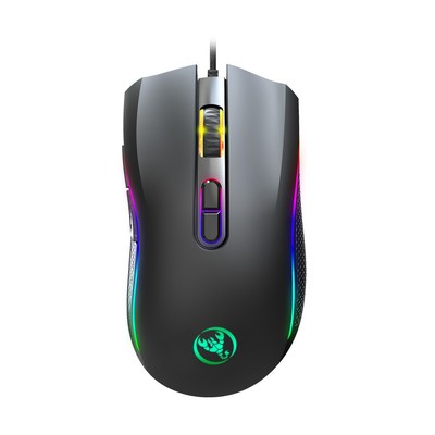 HXSJ A869 Optical 7D RGB Gaming Mouse Wired 7 Buttons, Adjustable DPI up to 7200