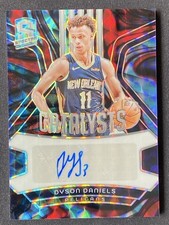 Dyson Daniels 2023-24 Panini Spectra Catalysts Interstellar Auto /75 #CS-DYD
