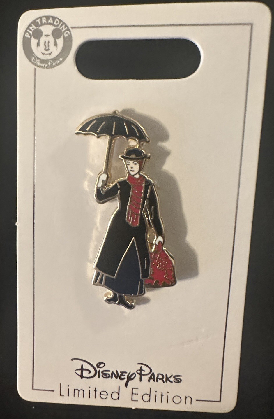 Disney Mary Poppins Umbrella Pin Mar Poppins Holding Umbrella Flying Pin