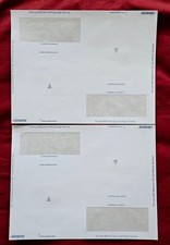 2 Sheets Memorex Blank Printable DVD / CD Labels Read 