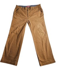 Coleman Utility Canvas Work Pants Men 40x30 Brown Carpenter Gorpcore