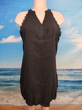 Nwt CUPSHE Women's Black Cover-Up SIZE Small 100 Cotton