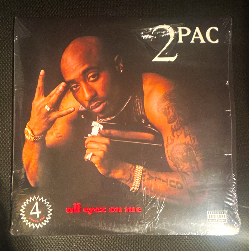 2Pac - All Eyez On Me 4 LP Vinyl Interscope Records Rap & Hip-Hop 2022 Sealed