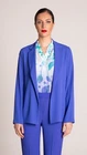 EDAS Women's Loose Jacket Made In Italy Indigo Size 46