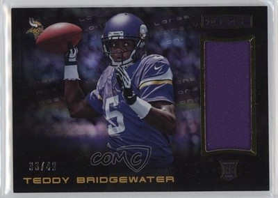 2014 Rookies & Stars Longevity Parallel Gold 33/49 Teddy Bridgewater #36 RC 0hx6