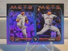 2024 Topps Update Series - Rookie Combos Tyler Jay, Dedniel Nunez #US82 Rainbow