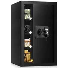 5.3 Cuft Large Home Safes Fireproof Waterproof, Anti-Theft Fire Safe Box With...