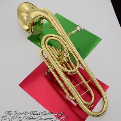 1957 Vintage King H. N. White Made Trombonium Marching Trombone SN